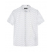 Белая рубашка со сплошным лого Antony Morato | Фото 1