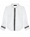 Белая рубашка с отделкой манжет и застежки Dan Maralex | Фото 2