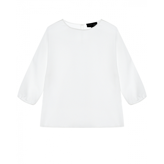 Белая шелковая блуза Emporio Armani | Фото 1