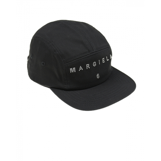 Черная бейсболка с логотипом MM6 Maison Margiela | Фото 1
