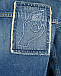 Синяя джинсовая куртка с белым логотипом MM6 Maison Margiela | Фото 5