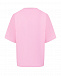 Розовая футболка с цветочным принтом и лого Vivetta | Фото 6