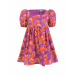 Фиолетовое платье с принтом &quot;Маки&quot; Dolce&Gabbana | Фото 1