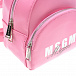 Розовый рюкзак с белым логотипом MSGM | Фото 6