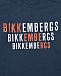 Темно-синяя толстовка с красно-белым лого Bikkembergs | Фото 3