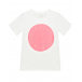 Белая футболка с геометрическим принтом Stella McCartney | Фото 1