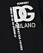 Футболка с белым лого, черная Dolce&Gabbana | Фото 3