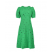 Зеленое платье с принтом &quot;звезды&quot; Parosh | Фото 1