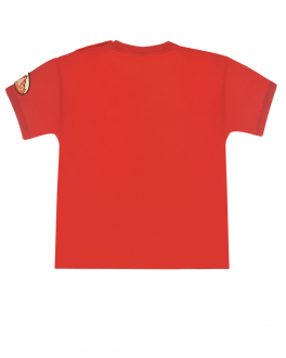 Красная футболка с принтом &quot;медвежонок&quot; GUCCI Красный, арт. 576871 XJDLI 6178 LOBSTER RE | Фото 2