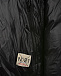 Черная куртка-пуховик с капюшоном No. 21 | Фото 4