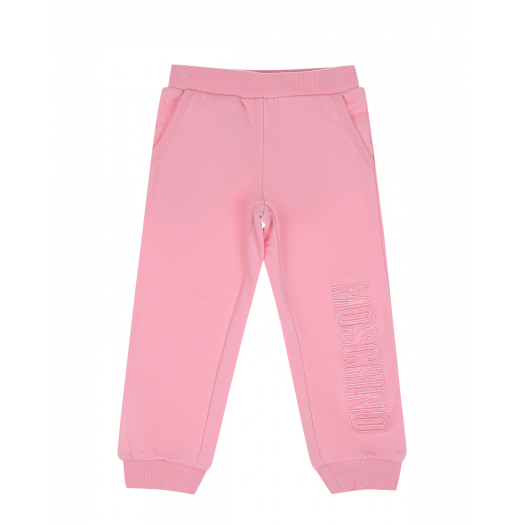 Розовые спортивные брюки Moschino | Фото 1