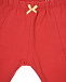 Красные спортивные брюки с бантиком Sanetta Kidswear | Фото 3