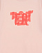 Розовая футболка с красным логотипом Emporio Armani | Фото 3