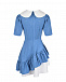 Голубое платье с асимметричной юбкой Masterpeace | Фото 4