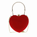 Красная сумка в виде сердца, 17x19x6 см Monnalisa | Фото 3
