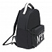 Черный рюкзак с контрастным логотипом, 30х16х36 см No. 21 | Фото 2