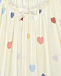 Пижама с принтом &quot;сердца&quot;, белая AMIKI | Фото 5