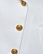 Пиджак с косой застежкой, белый Balmain | Фото 3