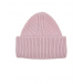 Розовая шапка бини с широким отворотом Regina | Фото 1