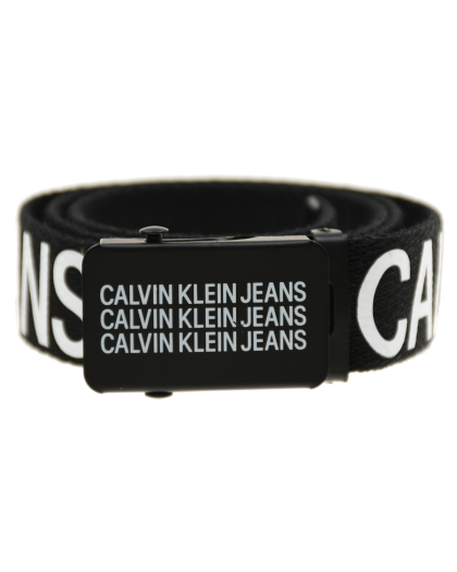 Черный ремень Calvin Klein Jeans  | Фото 1