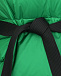 Зеленая куртка с черным поясом Naumi | Фото 12