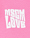 Розовый свитшот с тюлевой рюшей MSGM | Фото 3