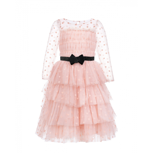 Розовое платье с пышной юбкой Aletta | Фото 1