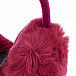 Наушники с меховой отделкой бордового цвета Yves Salomon | Фото 5