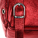 Красный кожаный рюкзак 26х23х10 см Monnalisa | Фото 5