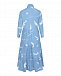 Голубое платье с длинными рукавами  | Фото 6