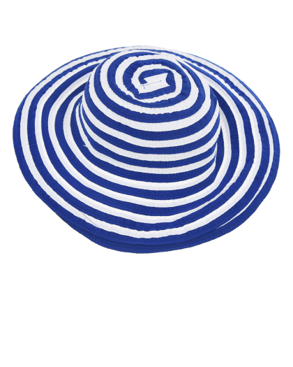 Шляпа в сине-белую полоску Aletta | Фото 1