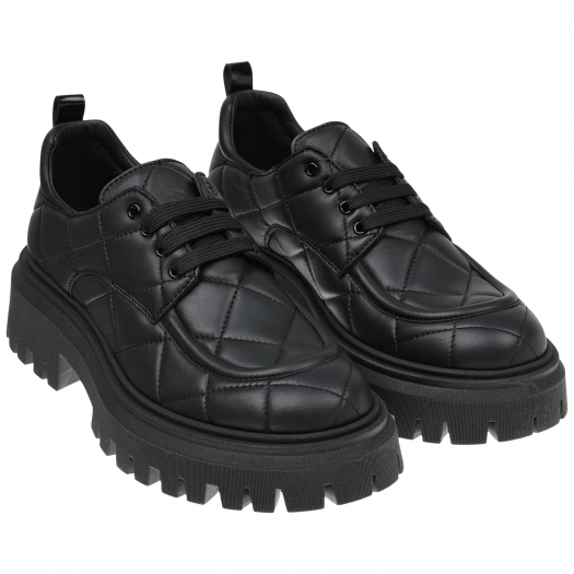 Черные стеганые ботинки Rondinella | Фото 1