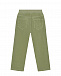 Велюровые брюки зеленого цвета IL Gufo | Фото 2
