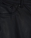 Черные брюки из зко-кожи Karl Lagerfeld kids | Фото 3