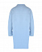 Голубое платье-рубашка из шерсти и кашемира Allude | Фото 6