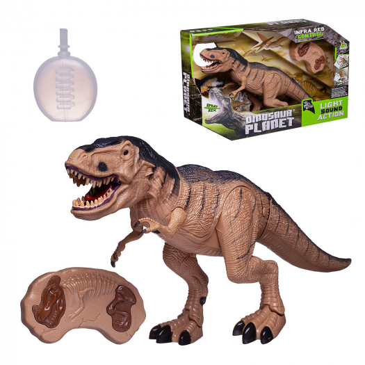 Интерактивная игрушка Динозавр Тиранозавр Рекс большой на радиоуправление Junfa | Фото 1