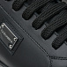 Кеды эластичными шнурками, черные Dolce&Gabbana | Фото 6