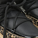 Кожаные угги с леопардовой отделкой Voile blanche | Фото 6