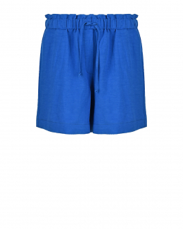 Синие шорты для беременных с поясом на резинке Pietro Brunelli Синий, арт. PN0194 LI0017 0392 | Фото 1
