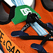 Кроссовки со шнурками-затяжками, оранжевые Dolce&Gabbana | Фото 6