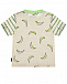 Футболка в зеленую полоску Sanetta Kidswear | Фото 2