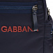 Синий рюкзак с красным логотипом Dolce&Gabbana | Фото 8