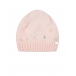 Розовая шапка с вышивкой Il Trenino | Фото 1