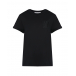 Черная футболка с вышитым вензелем Vivetta | Фото 1