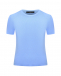 Хлопковая футболка, голубая Pietro Brunelli | Фото 1
