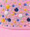 Розовая кепка с разноцветными клепками Il Trenino | Фото 3