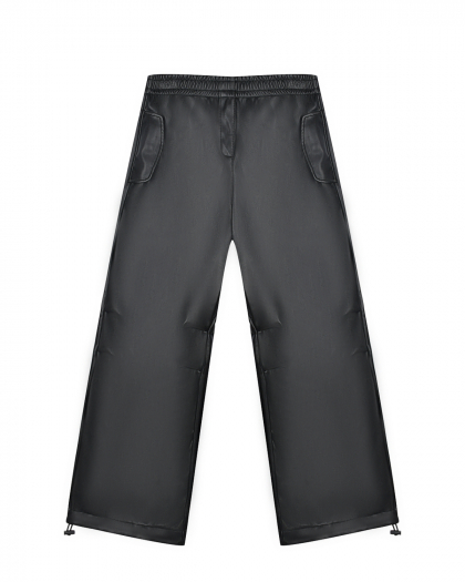 Черные брюки из эко-кожи Pinko | Фото 1