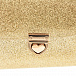 Золотистая лаковая сумка 8х13х16 см. Monnalisa | Фото 5