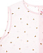 Розовое платье с принтом &quot;пчелы&quot; IL Gufo | Фото 3