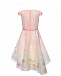 Платье из органзы с цветочным принтом, светло-розовое Eirene | Фото 2
